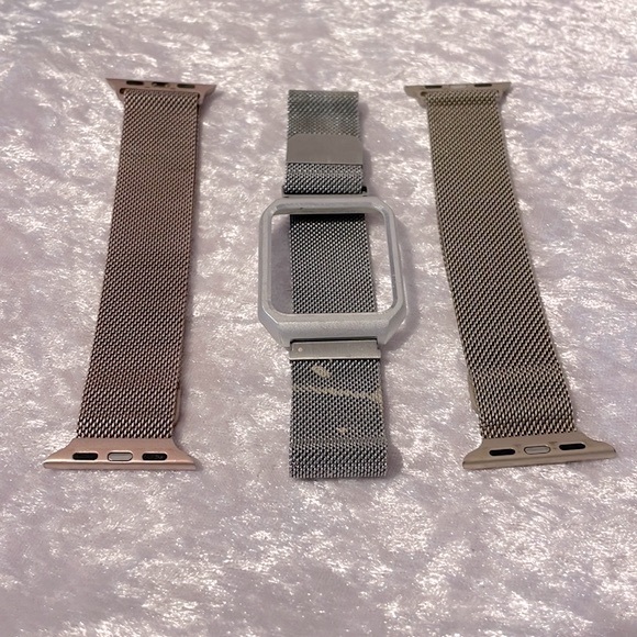 Metal Mesh Apple Watch Bands- Set of 3 - Picture 1 of 4